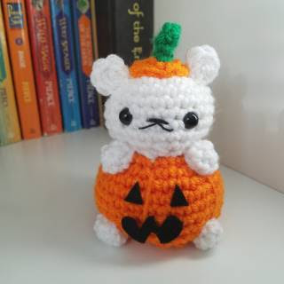 PATRON GRATIS OSO CALABAZA AMIGURUMI 31126