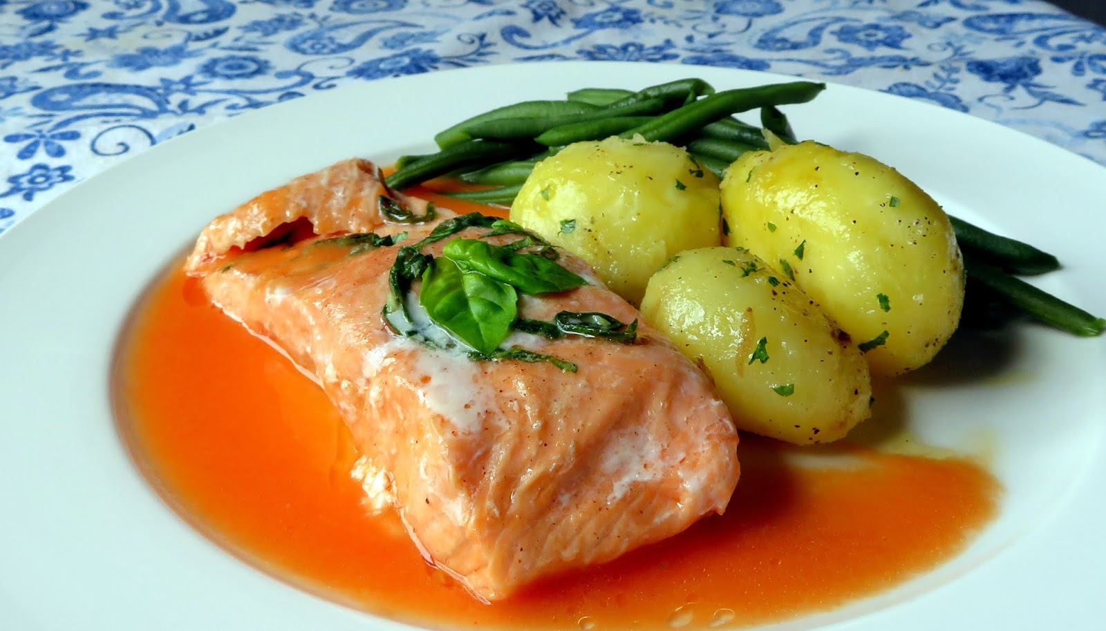 Steamed Sea Trout with a Ginger & Tomato Sauce The English Kitchen