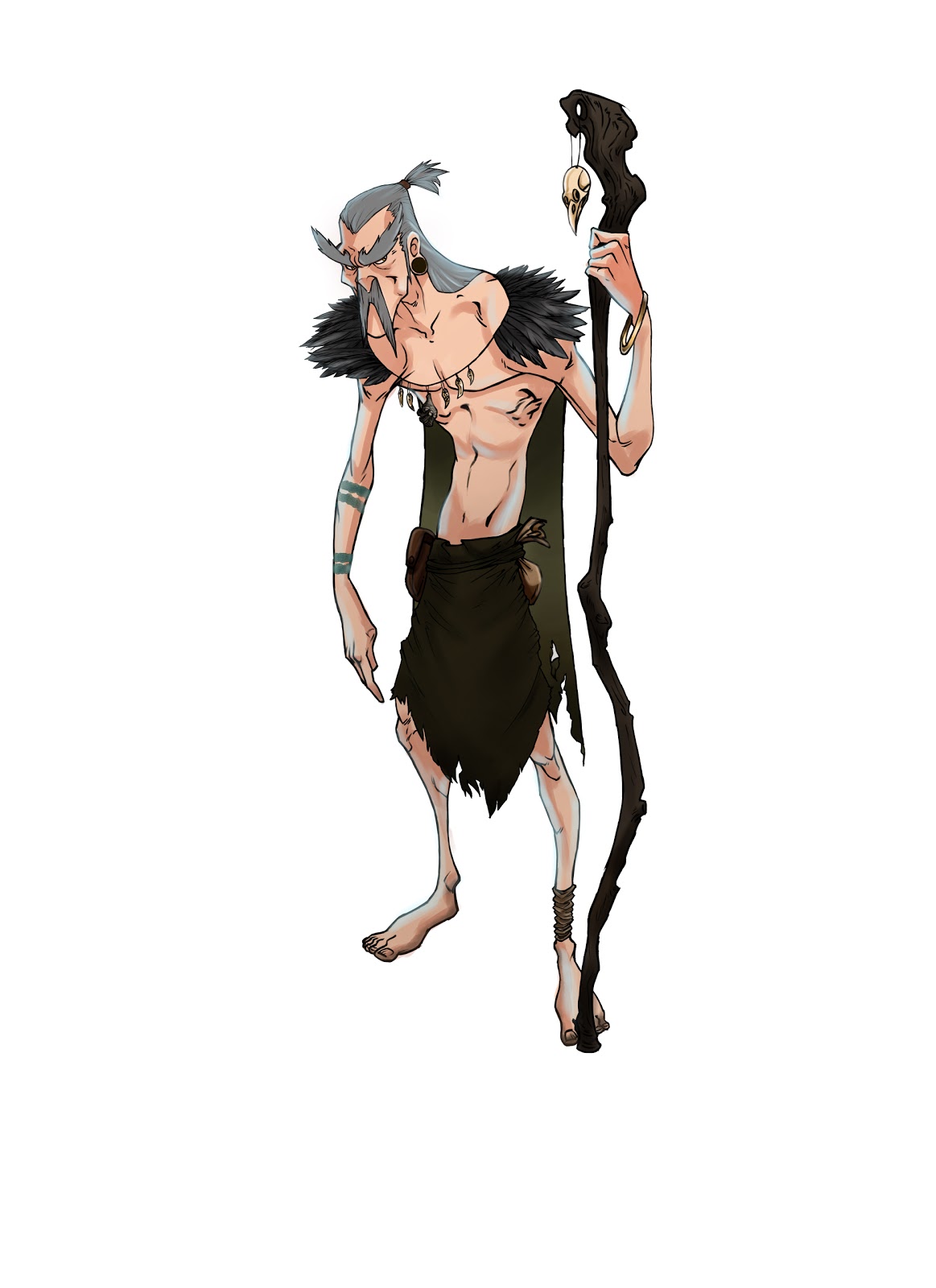 Adrià Renau Ilustración The Old Man Crow