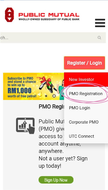 Public mutual login