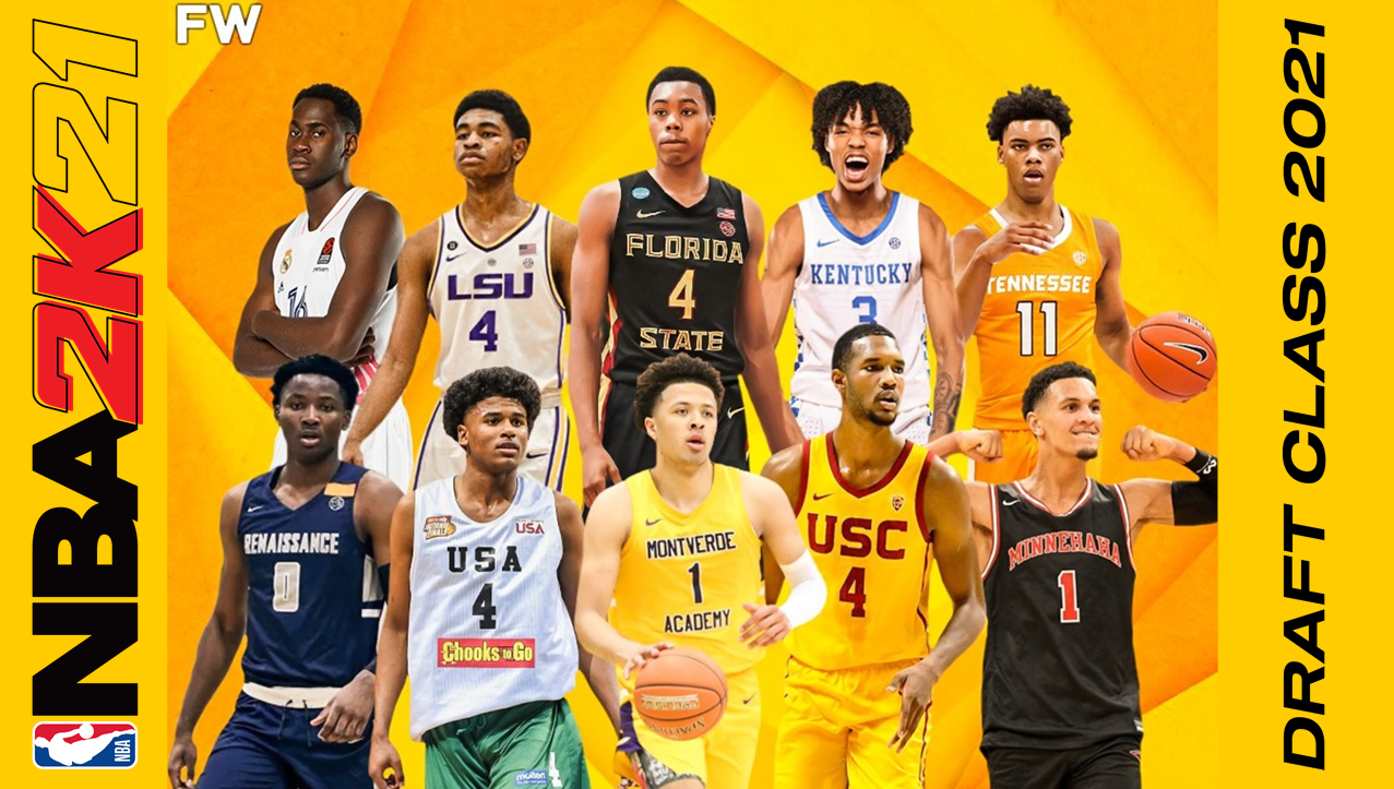 NBA 2K21 Draft Class 2021 60 Players by Harry Lembacher