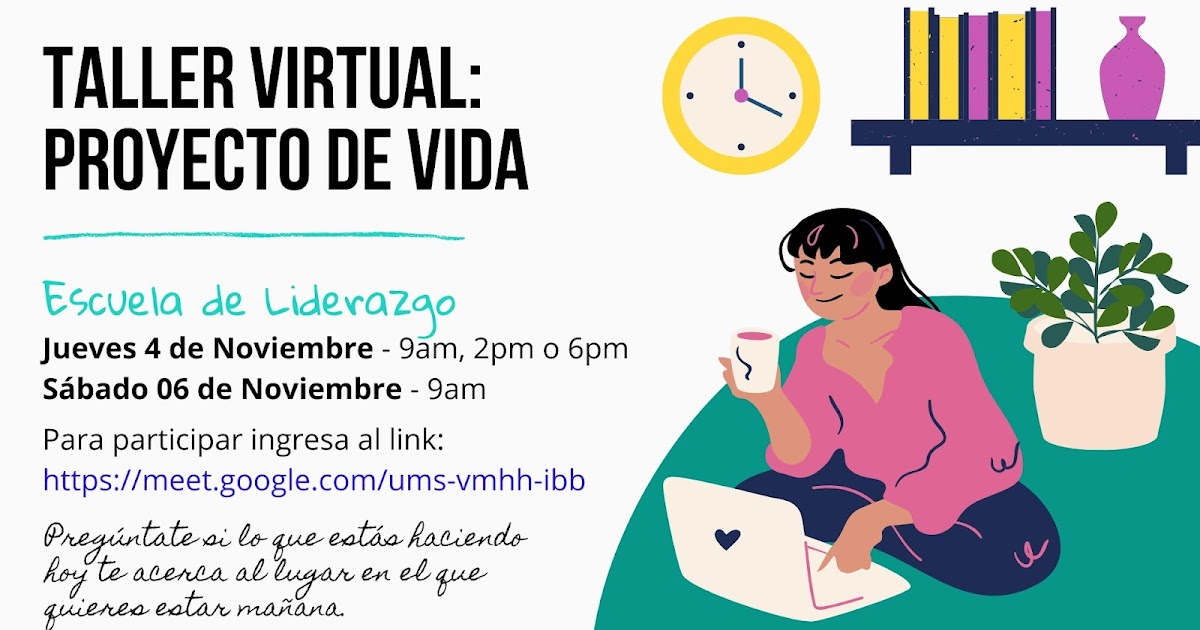 Taller Para Jovenes Sobre Proyecto De Vida