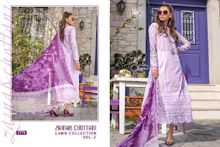 Shree fab Zainab Chotani Lawn collection 2 pakistani suits