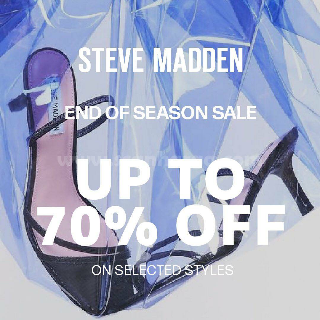 Promo STEVE MADDEN END OF SEASON SALE! Up To 70 On Selected Styles