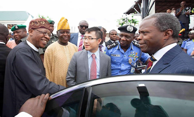 f Photos: VP Yemi Osinbajo at the unveiling of plaque of Nigeria Police Force Crime and Incident Centre