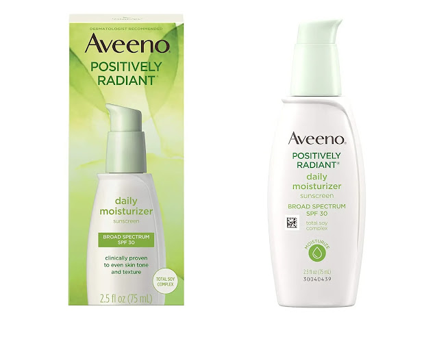 aveeno positively radiant daily moisturizer spf 30 review