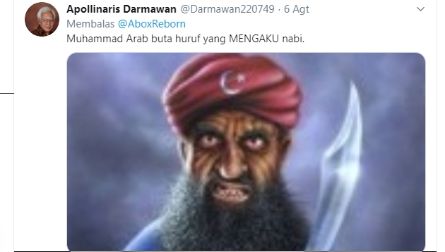 Tak Kapok-kapok Hina Nabi Muhammad dan Agama Islam, Apollinaris Darmawan Akhirnya Dicokok Polisi, Nyaris Jadi Bulan-bulanan Warga