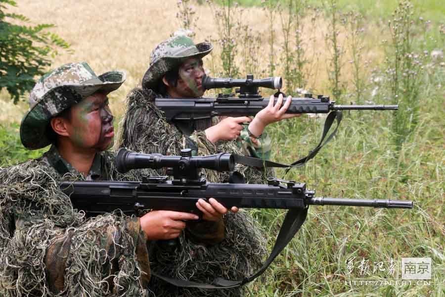Female Snipers Of The Peoples Liberation Army PLA Chinese Military.