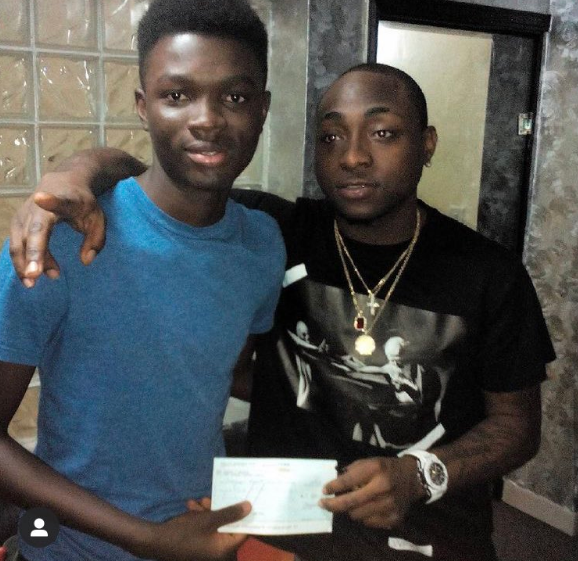 Davido Reacts As Young Nigerian Man Whom He Sponsored To The University Graduates With First Class 