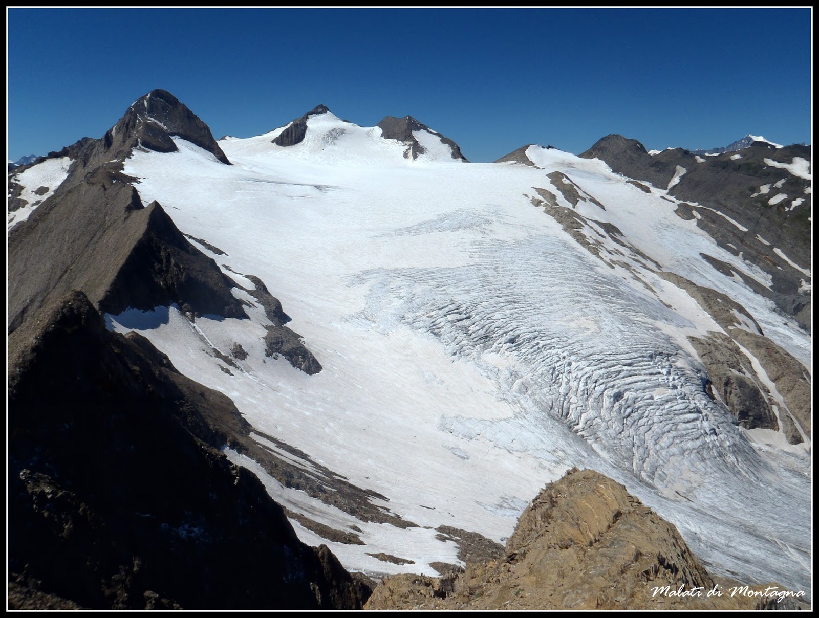 Malati di Montagna Punta dei Camosci dal Sentiero Castiglioni