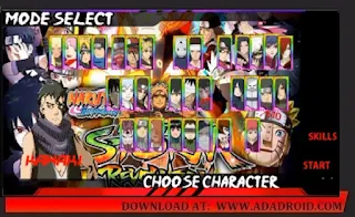 Download Naruto Senki Mod Revolution APK Free Full Character