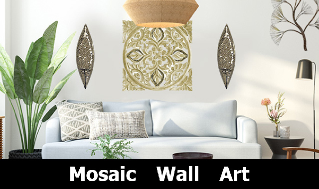 Mosaic Wall Art For Home Decor #infographic