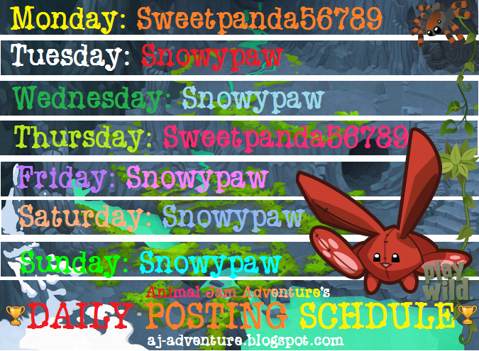 Daily Posting Schedule