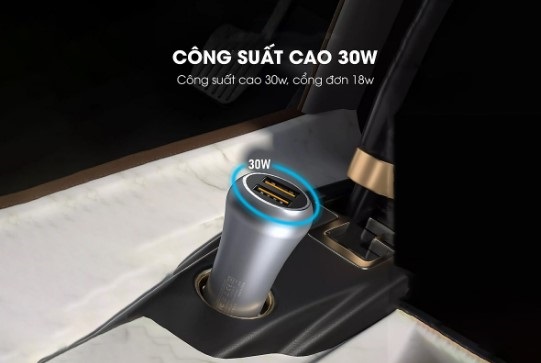 Củ sạc ô tô QC3.0 Remax WK WP-C23