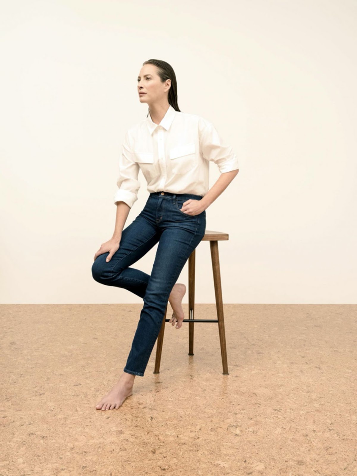 Christy Turlington – Photoshoot for LA Based J Brand Jeans Spring 2020