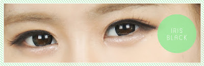 Iris Black Contact Lenses at ohmylens.com
