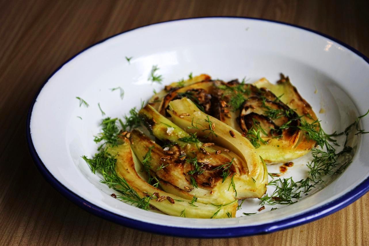 Gourmandises végétariennes: Karamellisierter Fenchel nach Ottolenghi