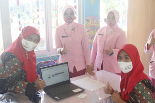 Ketua Bhayangkari Daerah Sulsel Sebarkan Laptop Pertamina Foundation di Sejumlah TK