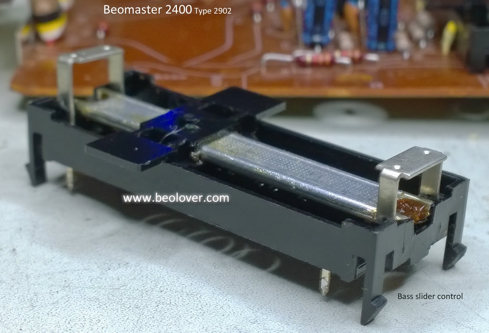 beolover Beomaster 2400 Type 2902 Tone controls slider bridge repair