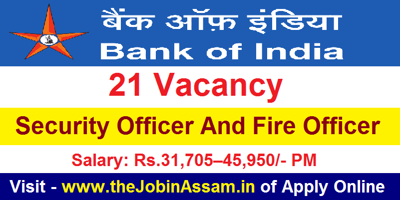 Bank Of India Recruitment 2020