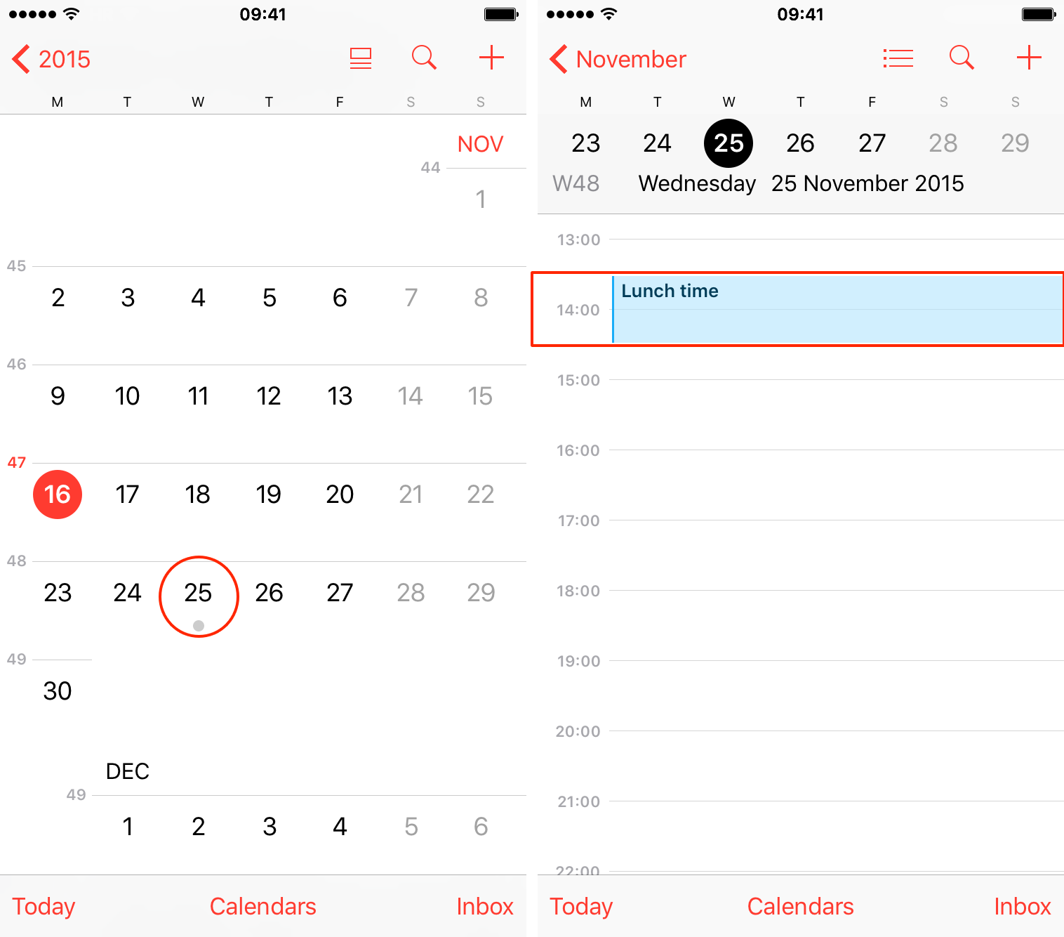 iphone calendar entry missing after upgrade to iOS 11