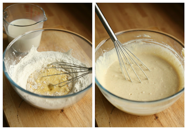 Homemade Fish and Chips Recipe, beer free batter and twice fried chips for extra crisp chips. www.goodfoodshared.blogspot.com