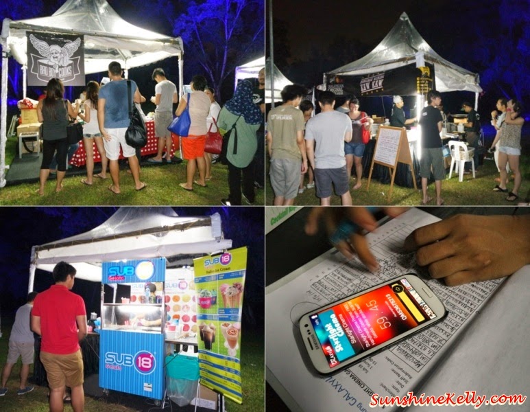 Starlight Cinema, Samsung Galaxy Life App, galaxy life app, food stalls, food vendors