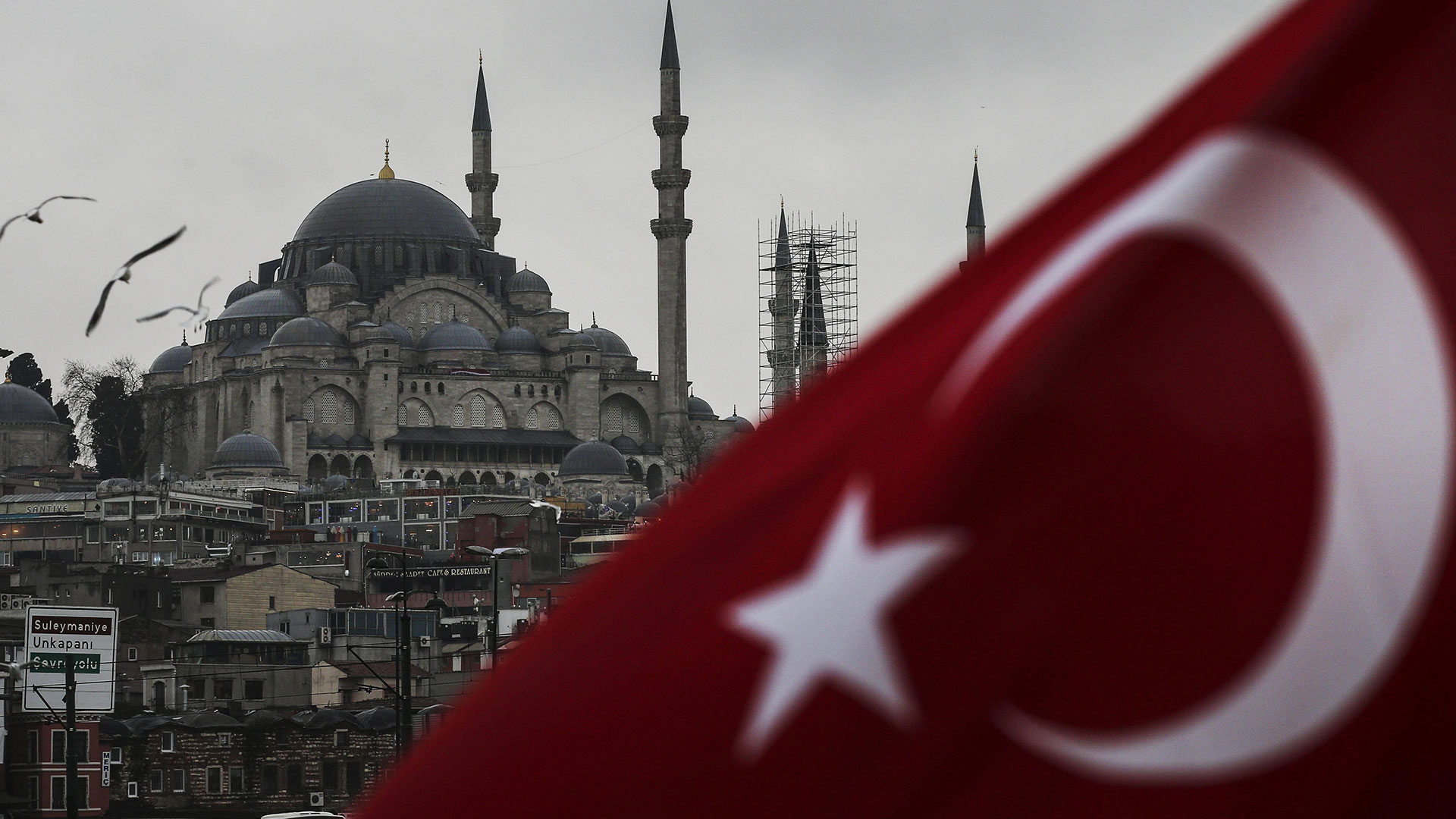 istanbul manzarali turk bayragi resimleri 4