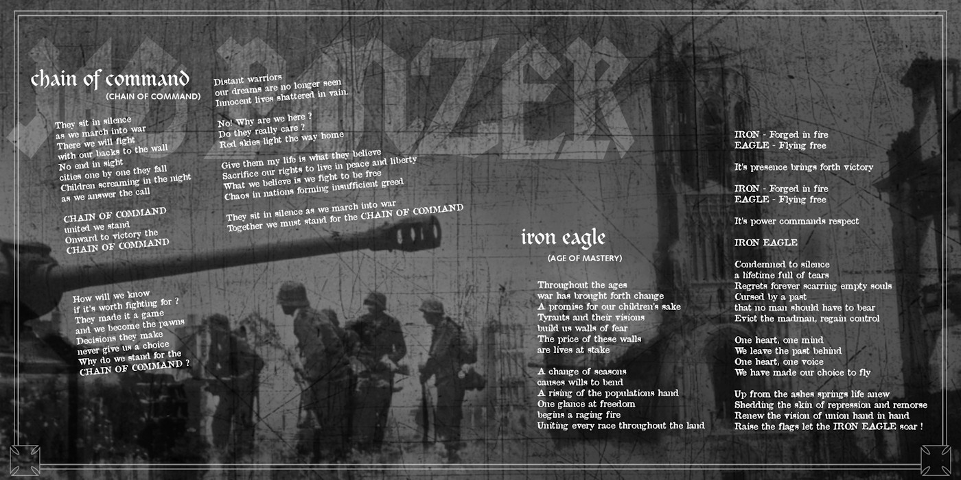 Universe Children Classic Rock and Heavy Metal JAG PANZER Terror