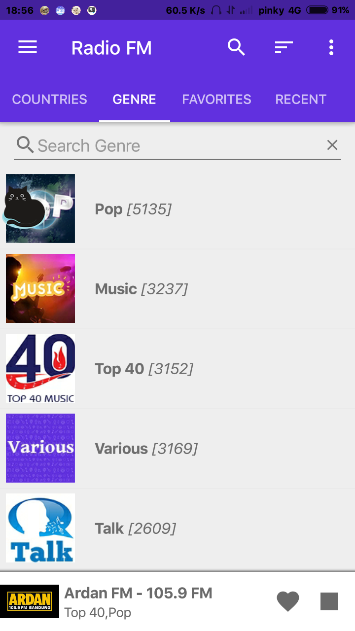 Aplikasi Radio untuk Android