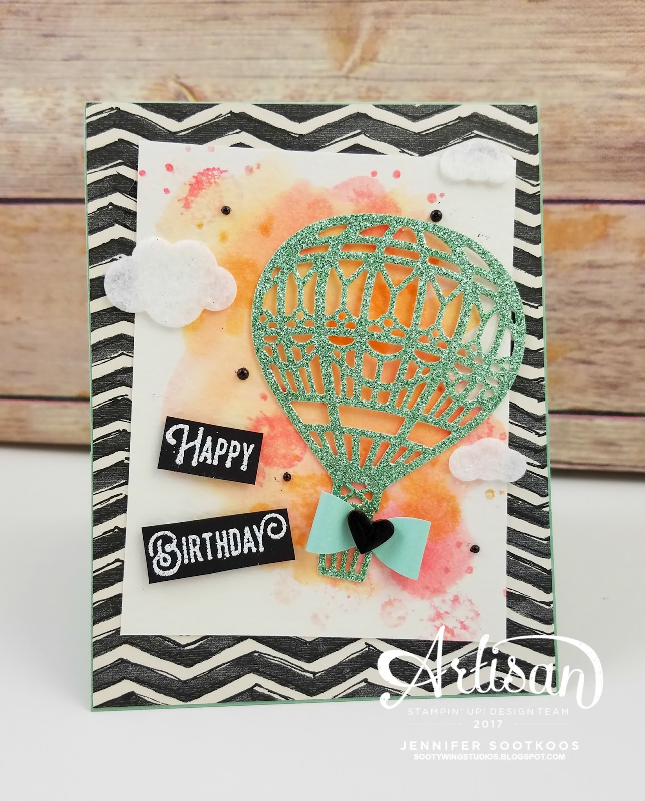 Sootywing Studios Sparkly Mint Balloon