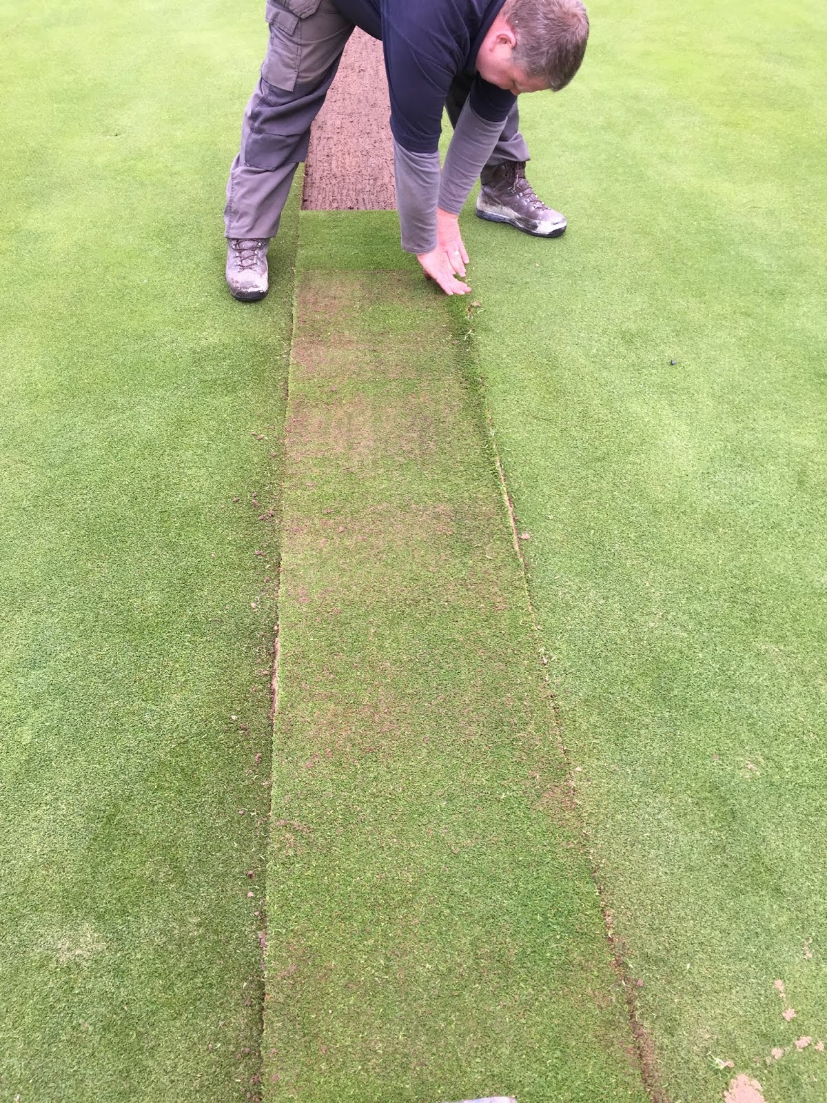 10th green hydraulic leak