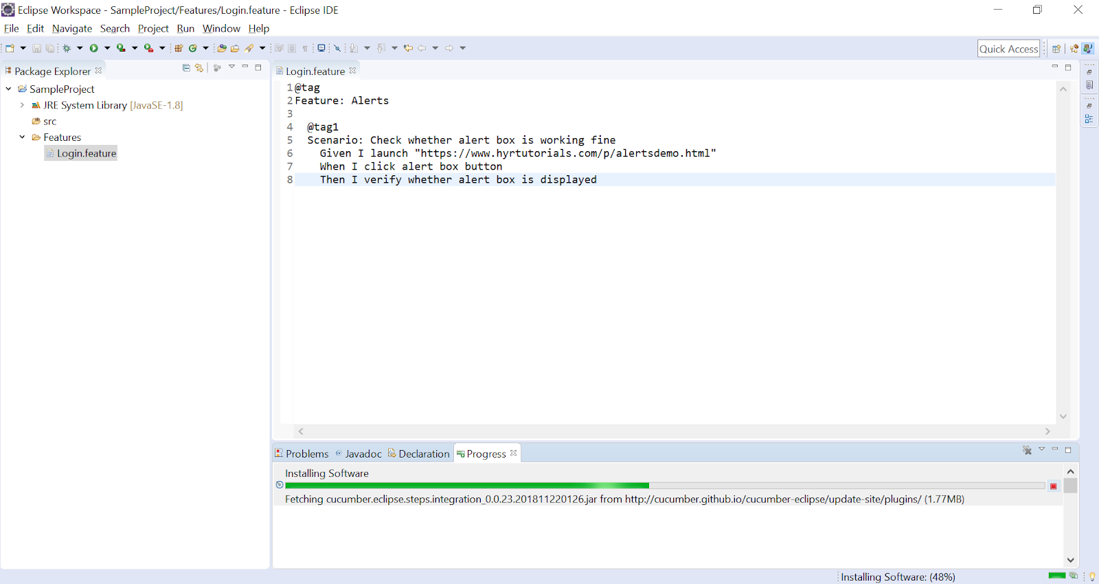 How to install Cucumber Eclipse Plugin H Y R Tutorials
