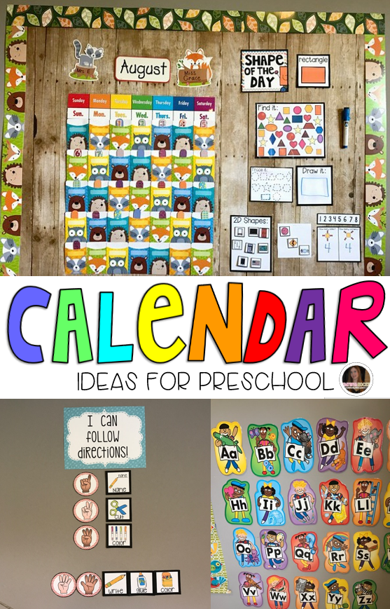 Setting up your Calendar Area for Success in Preschool - Kindergarten