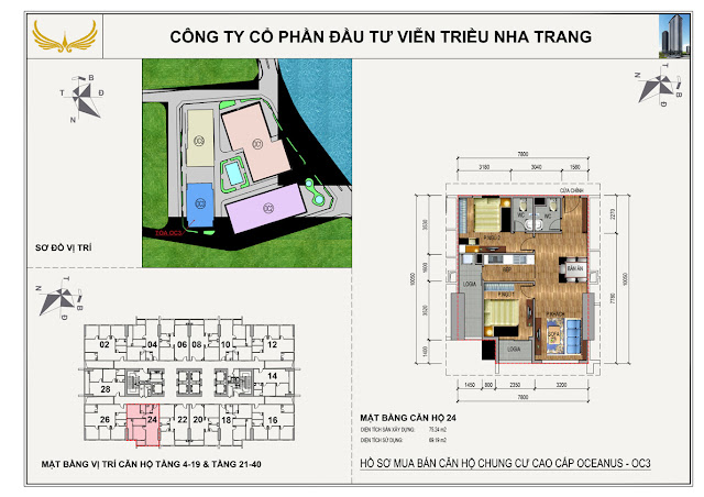 bán căn 2024 chung cư OC3 Mường Thanh Viễn Triều Nha Trang