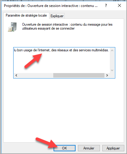 Afficher un message au démarrage de Windows 10 avec l'éditeur de stratégie de groupe locale Afficher, message, démarrage, Windows 10, stratégie de groupe locale, gpedit.msc, trucs et astuces