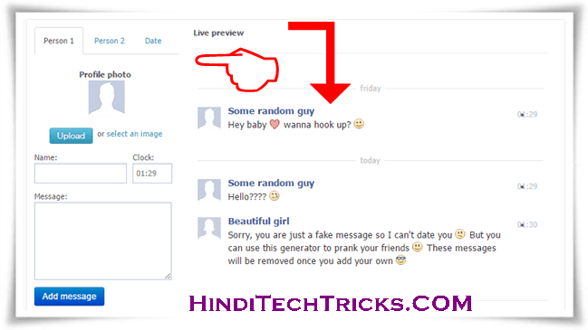 Create-Facebook-Fake-Chat-Status-Hindi