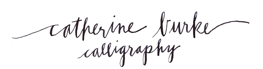 Catherine Burke Calligraphy