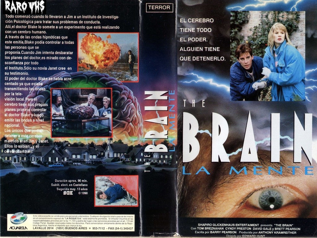 The Brain (1988, USA-Canada) de Ed Hunt The Brain (1988, USA-Canada) de Ed Hunt