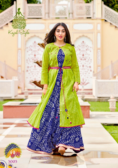 Kajal Style Fashion lakme 3 kurtis wholesaler