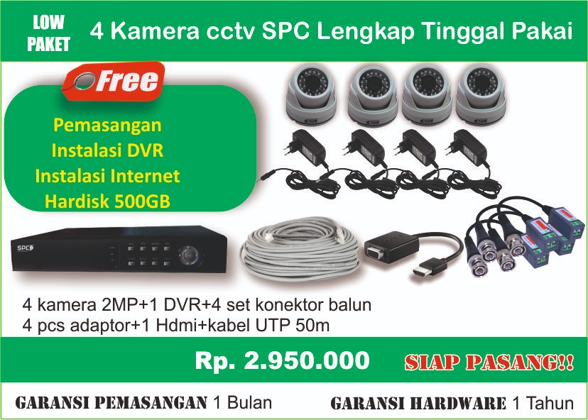 PAKET CCTV LOW