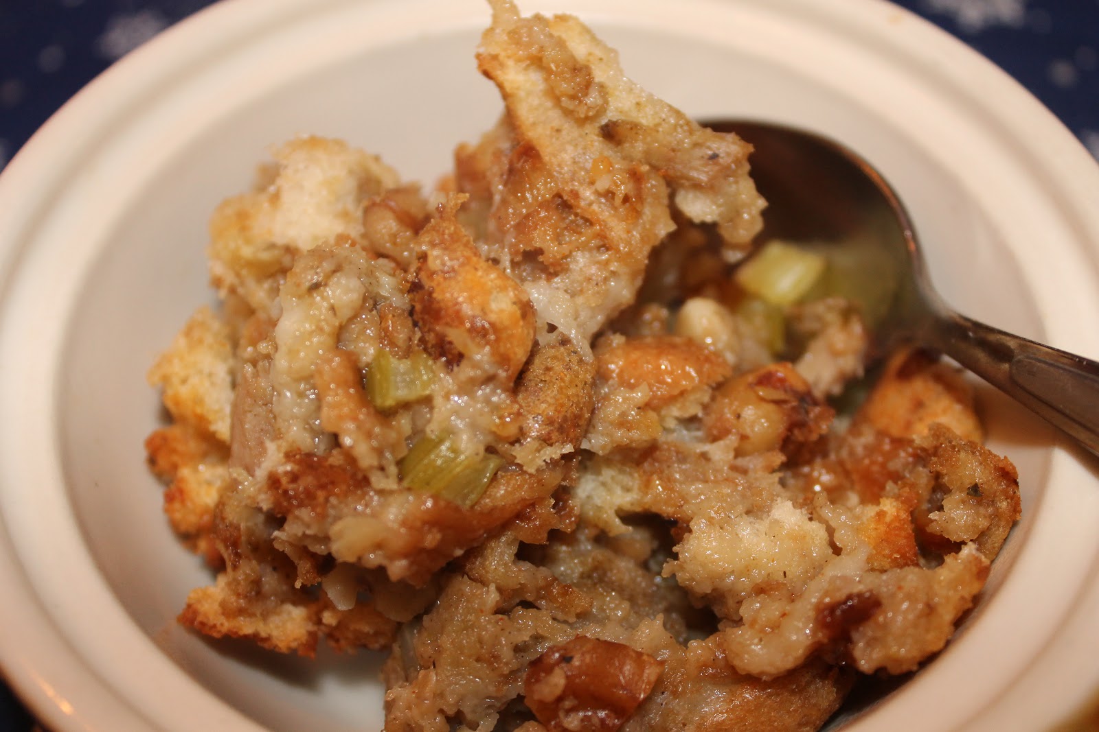 Cooking through Disney Walnut Poultry Stuffing