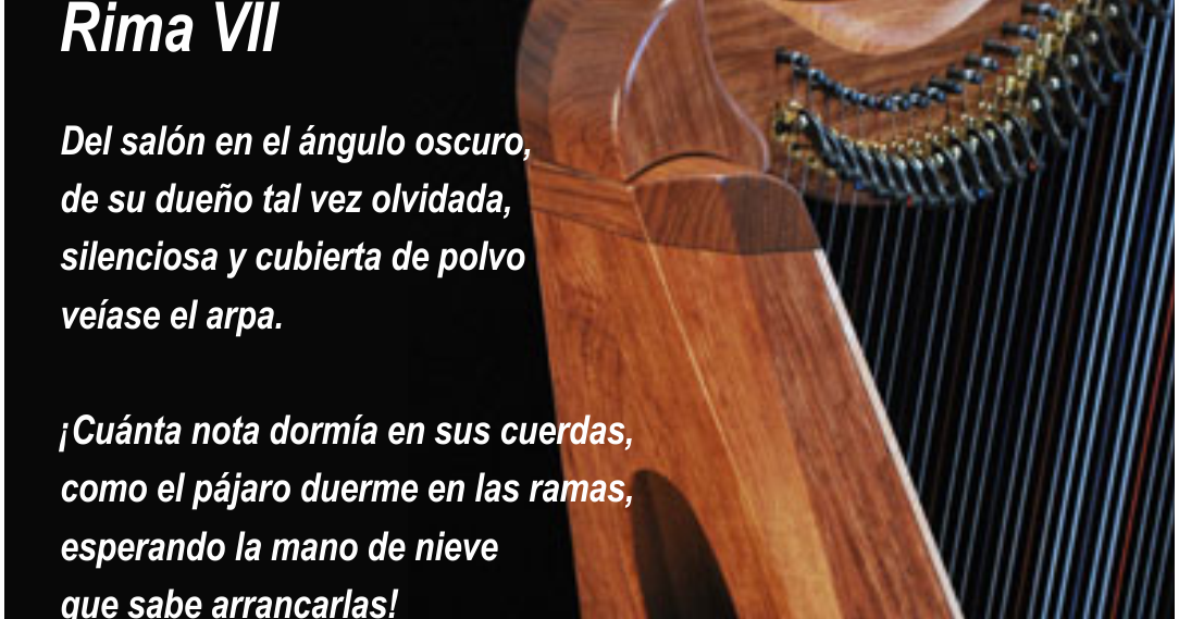 Poesia Insurgente Fotos Y Algo Mas Rima Vii Del Salon En El Angulo Oscuro Gustavo Adolfo Becquer rima vii