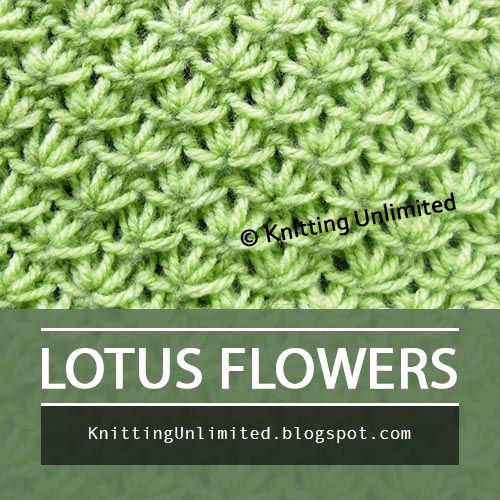Lotus Flowers Knitting Unlimited