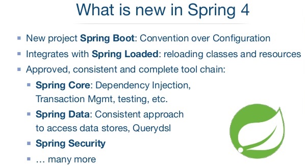 What is New in Spring Framework 4.x