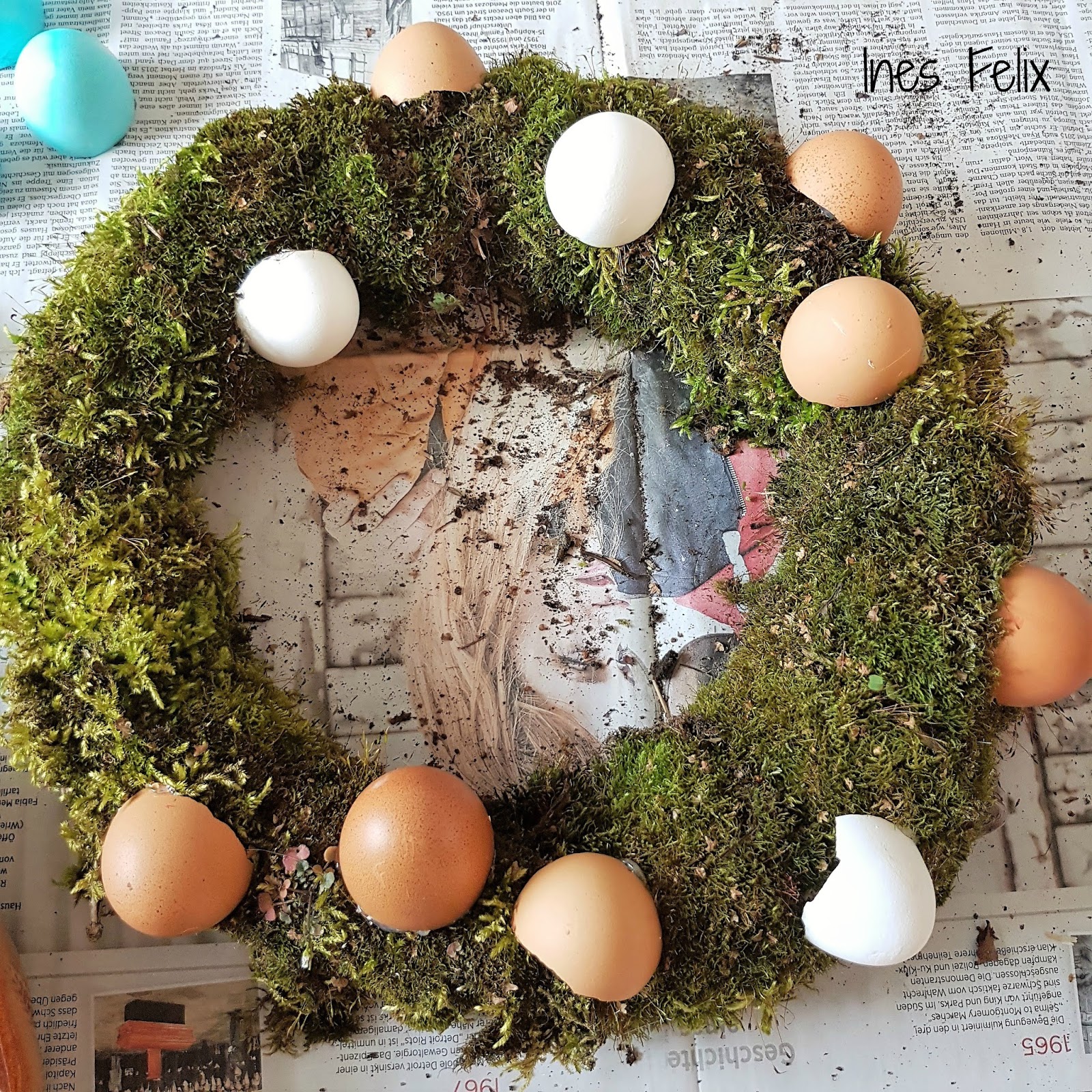 Ines Felix - Kreatives zum Nachmachen: Osterkranz