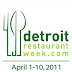 Detroit Restaurant Week 2011