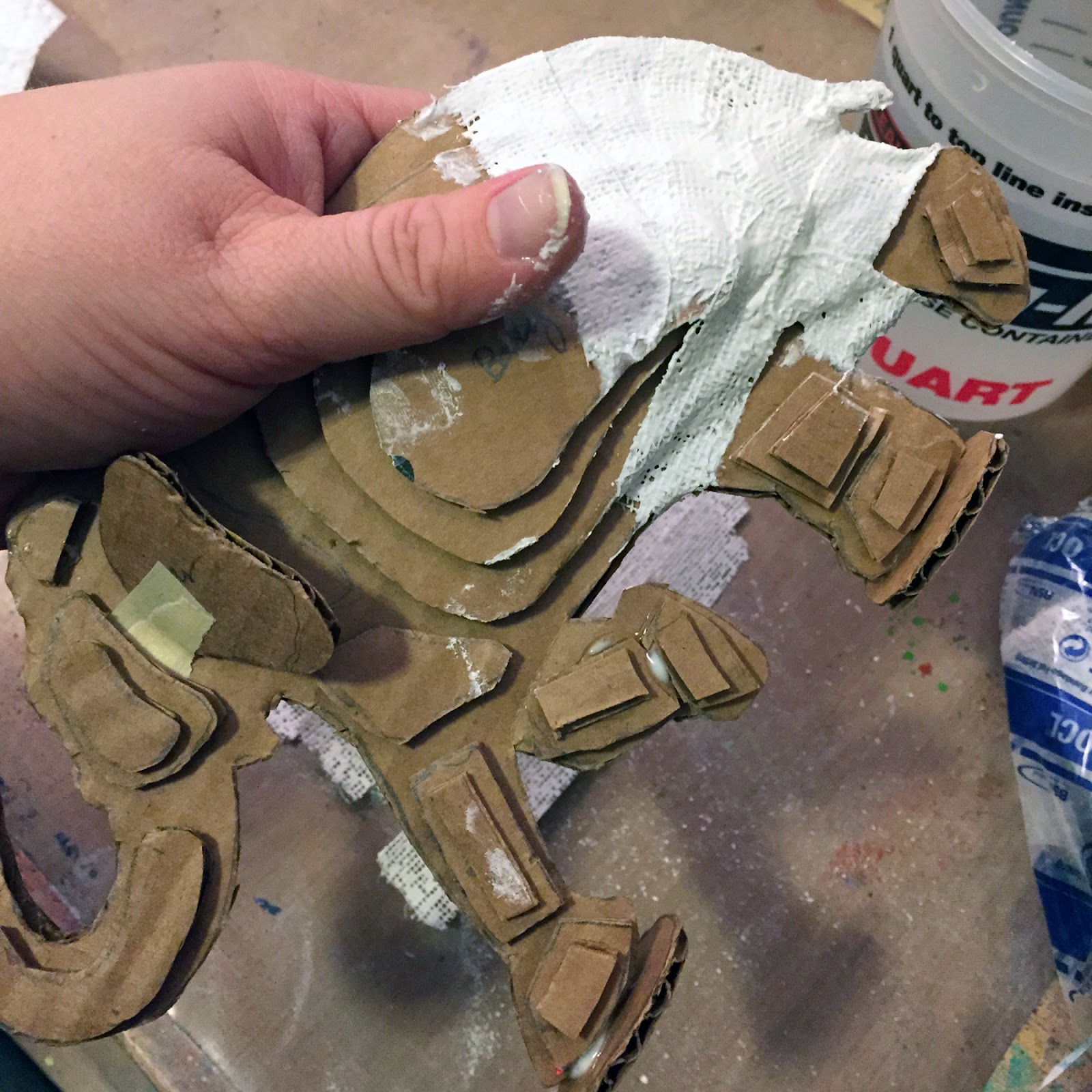 StencilGirl Talk Make a Plaster Sculpture from a Stencil