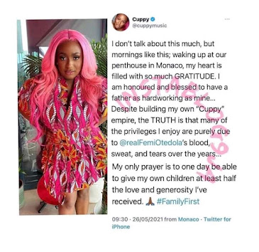 OMG!! DJ Cuppy Finally Did What Davido Couldn’t Do All His Life (See This)