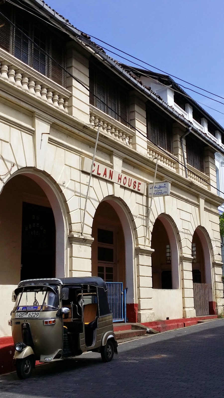 Estética colonial de Galle (Sri Lanka)